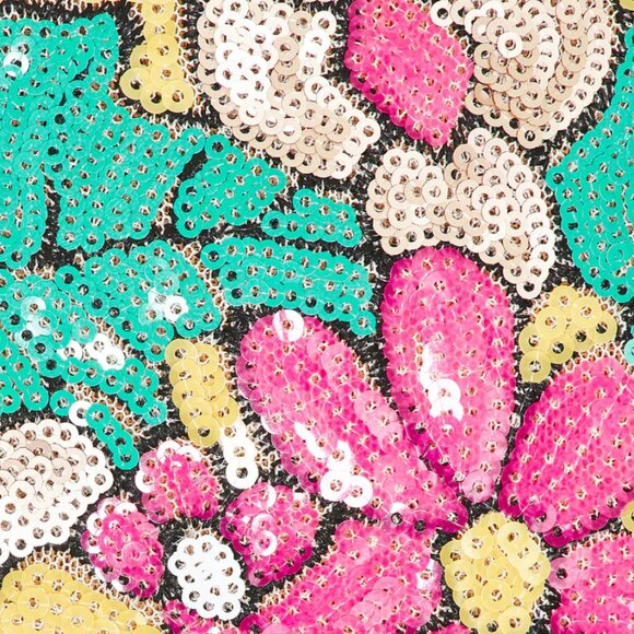 Elliatt Tiki Dress - Floral Sequins - Picture 2 of 13